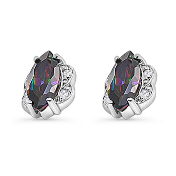 Marquise Stud Earring